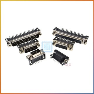 Đầu db đực cái chân hàn cong db9, db15, db25, db37
