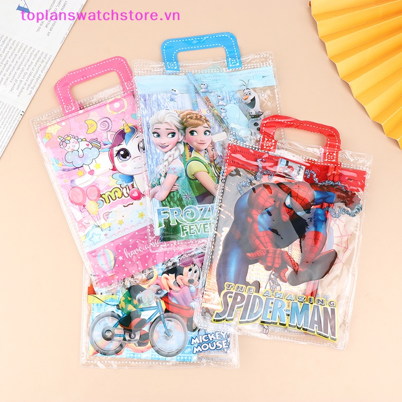 Toplanswatchstore Túi Đựng Văn Phòng Phẩm In Hình pokemon pikachu Cầm Tay Dùng Làm Quà Tặng Sinh Nhật Cho Bé vn