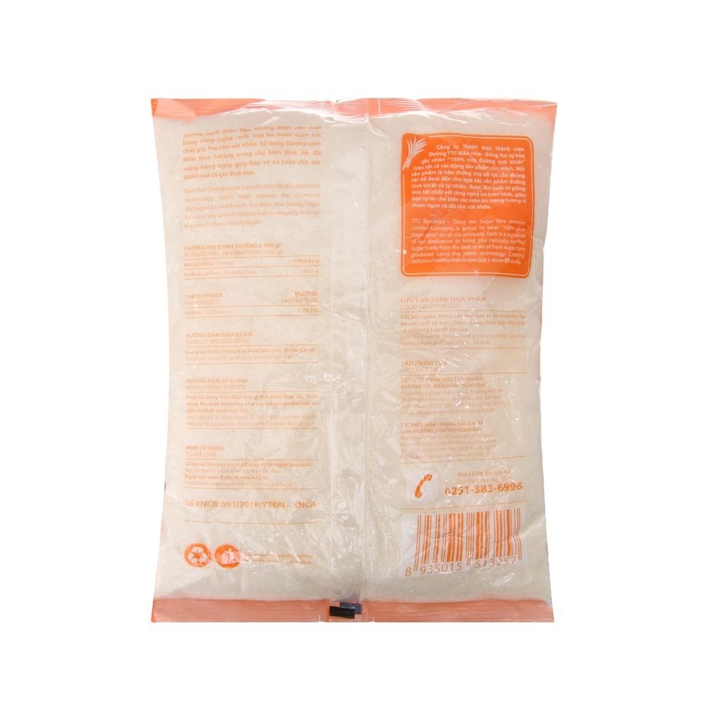 Đường sạch Biên Hòa Saving gói 1kg