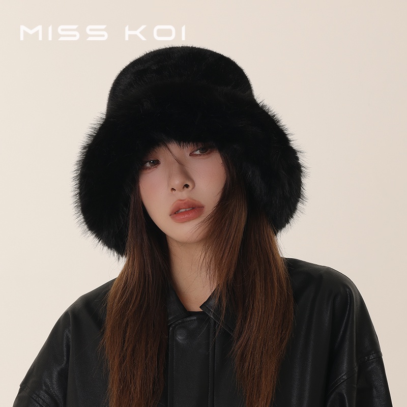 Mũ lông giả cao cấp giữ ấm tai thời trang thu đông cho nữ