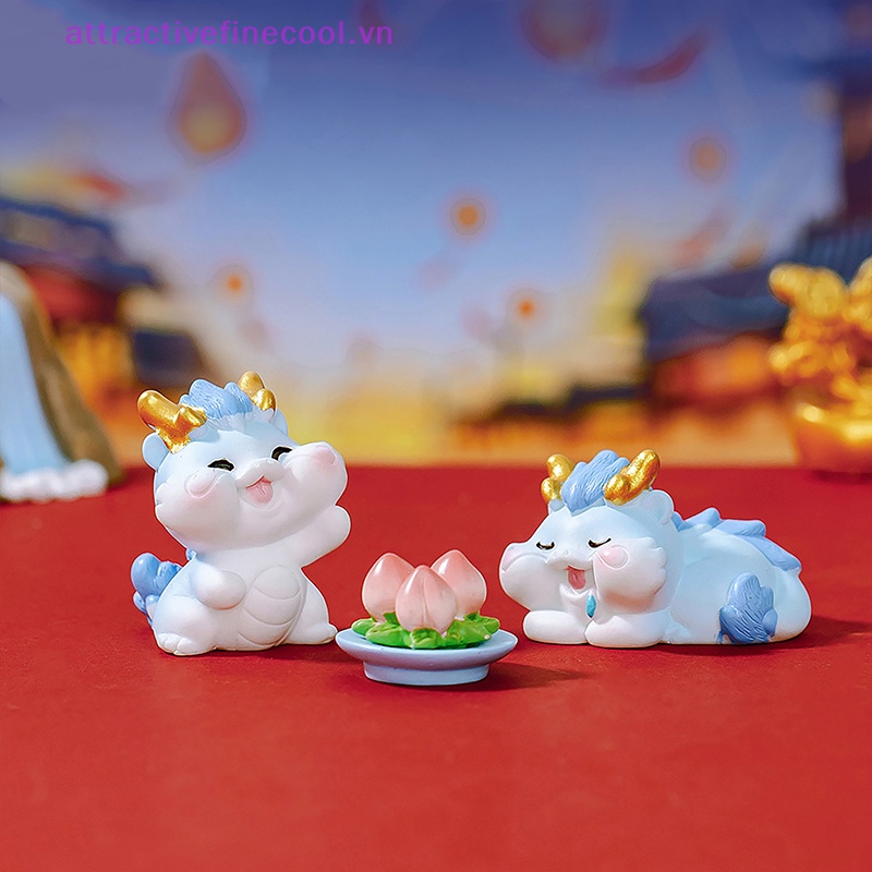 Acvn Tượng Rồng mini Dễ Thương Trang Trí Tiểu Cảnh Nhà Búp Bê