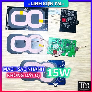 Đế sạc nhanh không dây qi 5w/10w/15w