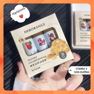 Set 3 son dưỡng herorange có màu nội địa trung