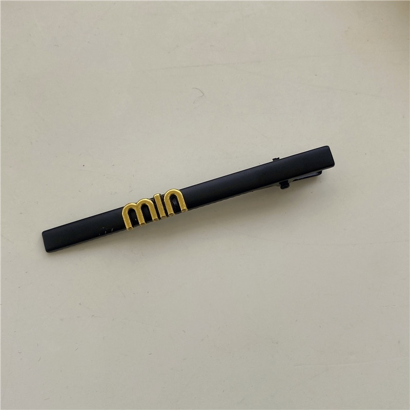 Kẹp Tóc bb Màu Đen Đơn Giản Hình Mặt Cười Và Chữ Cái 2023