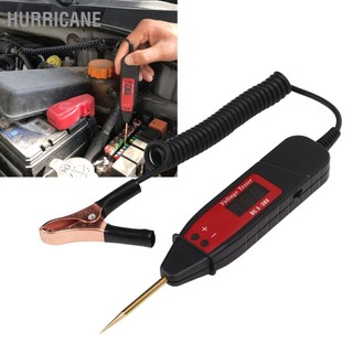 Hurricane Bút thử điện ô tô LCD Màn hình kỹ thuật số Đầu dò áp DC3‑36V để bảo dưỡng xe
