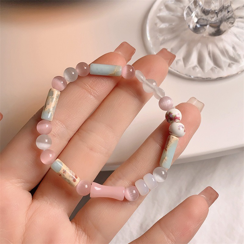 Vòng Tay Hai Lớp Đính Hạt Đá zircon Thời Trang Cho Nữ