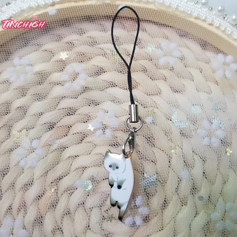 Dây Đeo Điện Thoại Hình Mèo Thông Dụng Cho iphone samsung huawei xiaomi