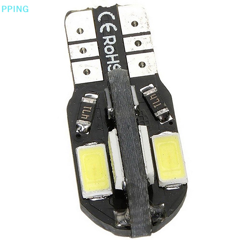 Bộ 2 Bóng Đèn led t10 canbus 5630 8smd 12v 8000k Ánh Sáng Trắng Dành Cho Ô Tô