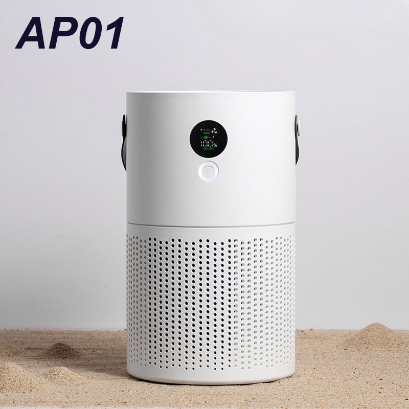 AP01 Máy Lọc Không Khí Gia Đình Với Bộ Lọc HEAP Thật Máy Tạo Ion Âm Có Thể Sạc Tẩy Formaldehyde Hút Thuốc Phấn Hoa Máy Lọc Không Khí