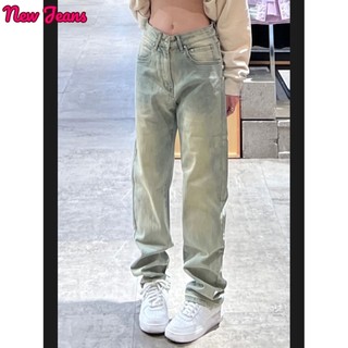 Quần jean nữ Prowow WNK239336939Z230927 ống rộng thời trang phong cách thường ngày dễ thương