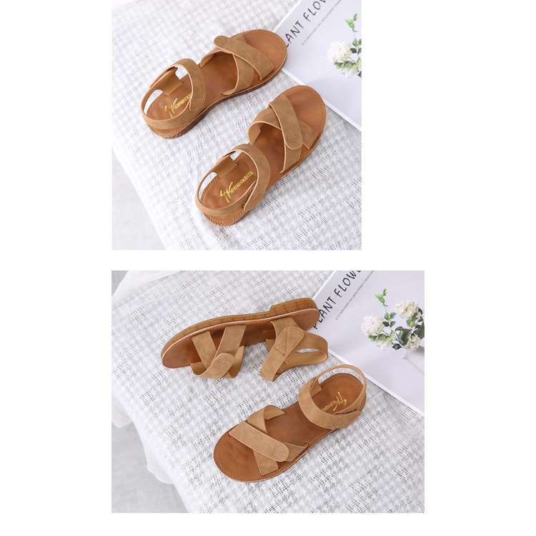 Giày Sandal Đế Mềm Phong Cách roman Thời Trang Đi Biển Cho Nữ