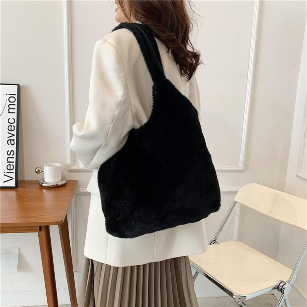 UUMIR Túi Đeo Vai Bằng Vải Bông Mềm Nhiều Màu Thời Trang Mùa Đông Cho Nữ