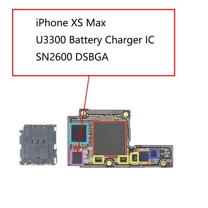 IC sạc U3300 dùng cho dòng XS MAX