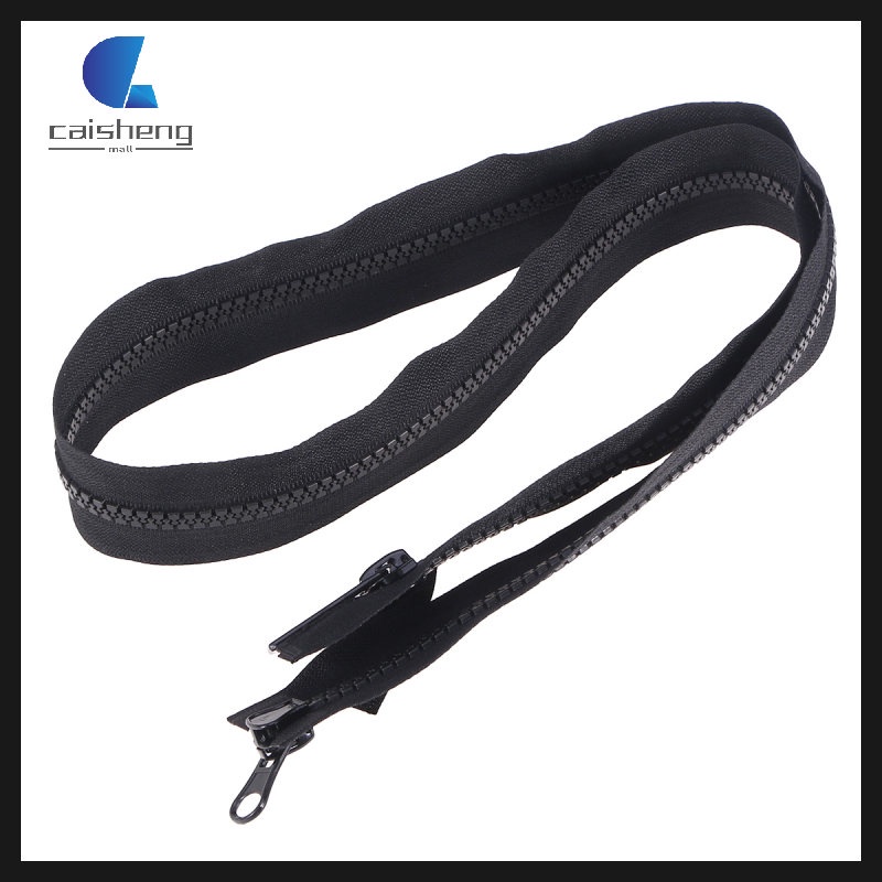 Dây Khóa Kéo Đôi Bằng nylon Màu Đen 2 Chiều Dài 80Cm Chuyên Dụng Cho Thợ May