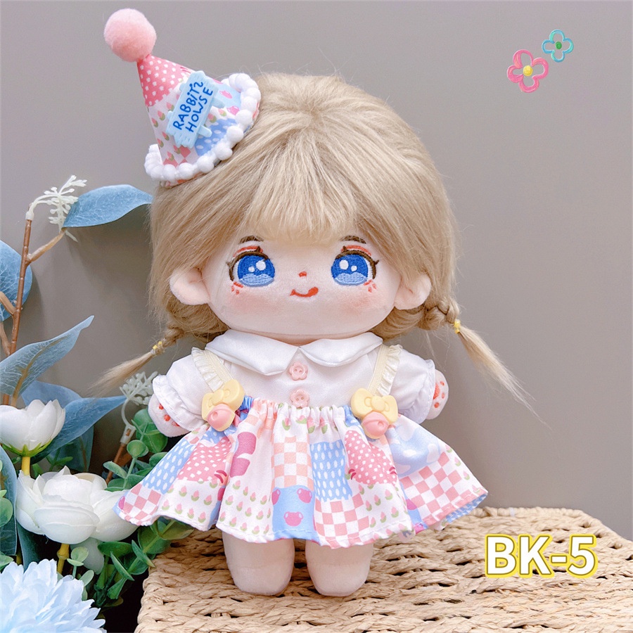 Đây là quần áo Búp Bê Vải cotton 20cm Phong Cách lolita Dễ Thương