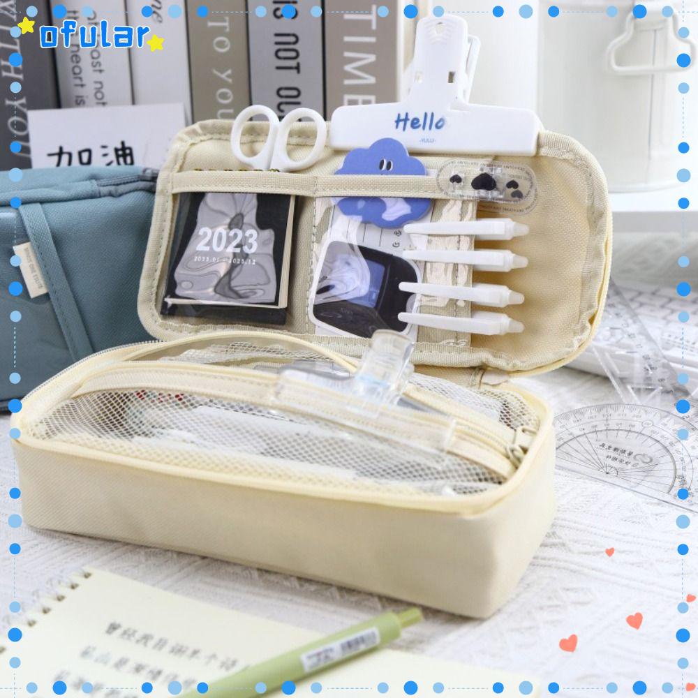Ofular Túi Đựng Bút Chì Sức Chứa Lớn Thời Trang Cho Nam
