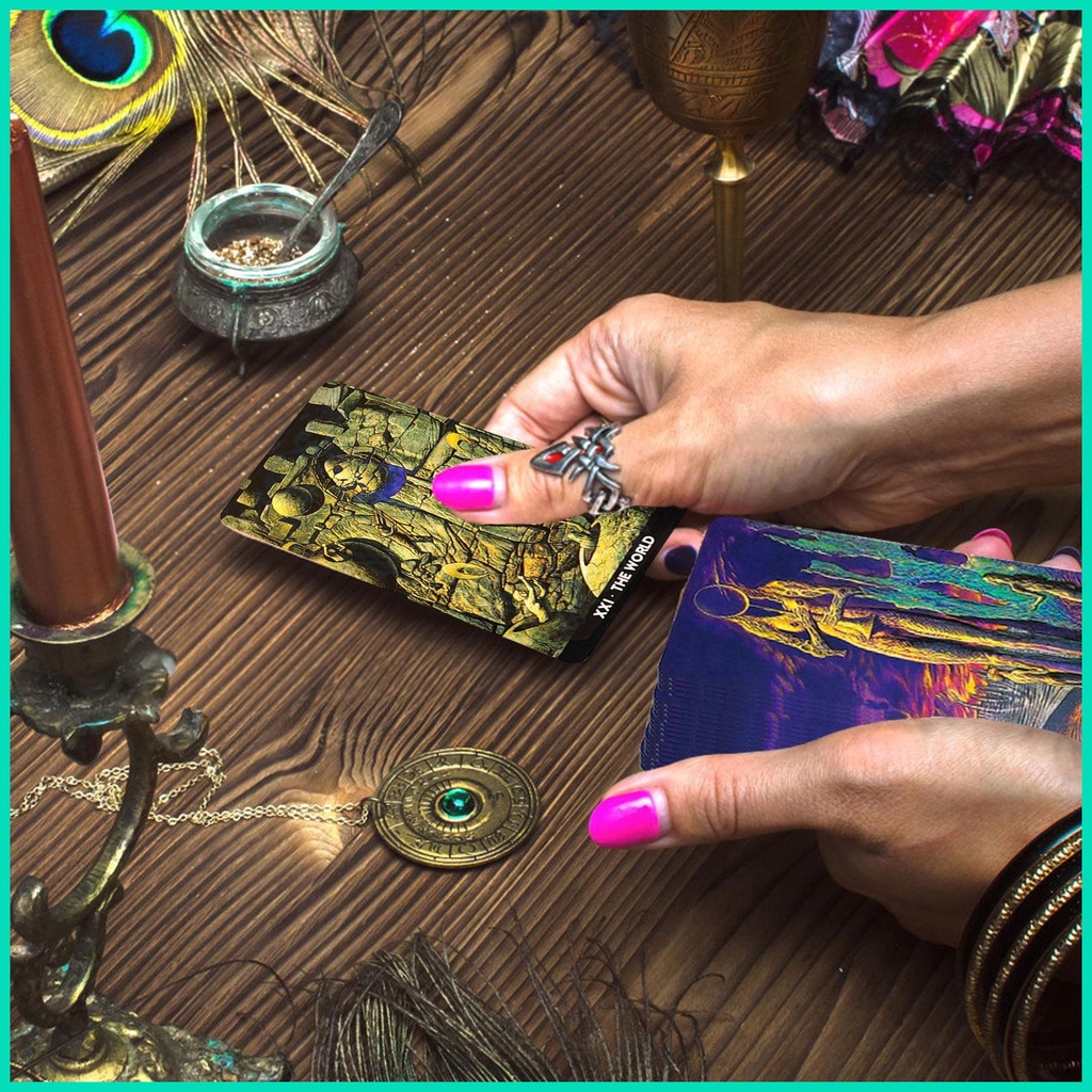 Mới Bộ Bài tarot Khoai Môn Tiếng Anh