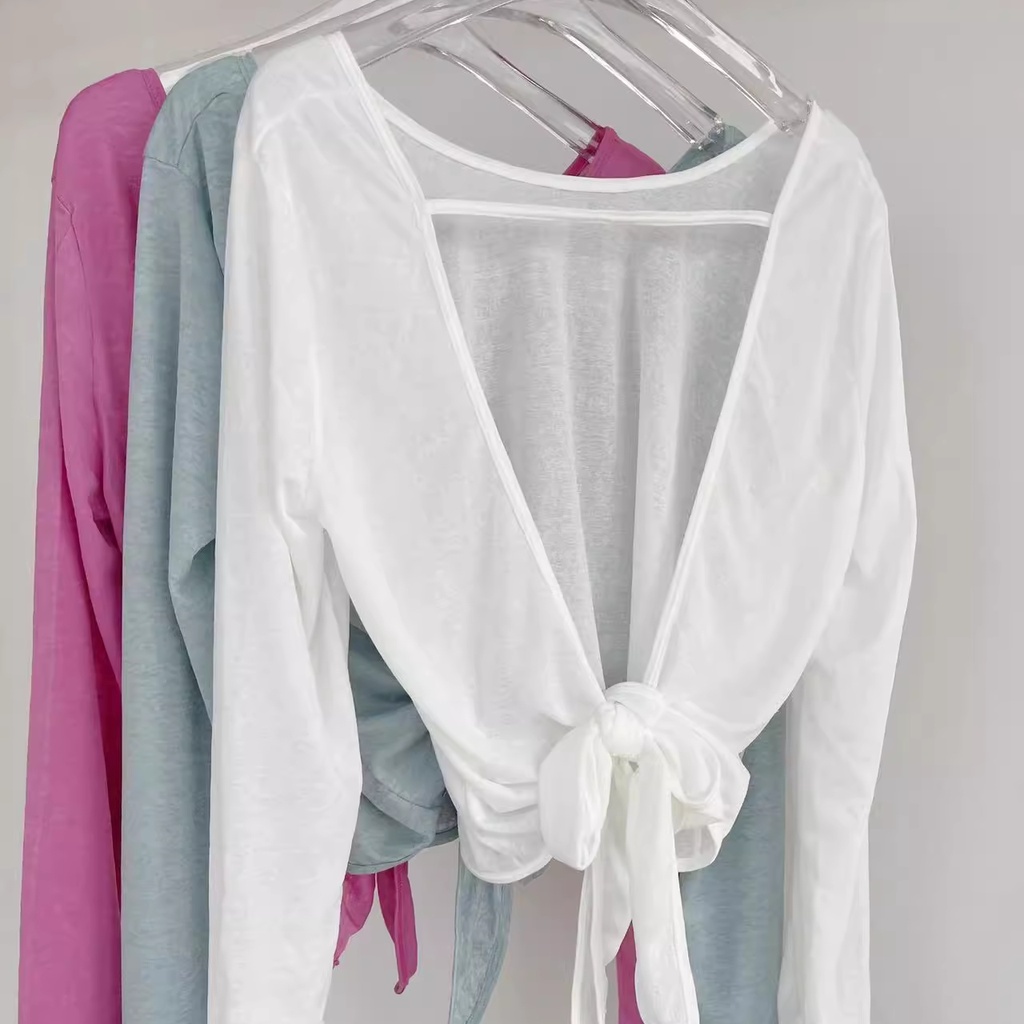 Áo Thun Thể Thao Tay Dài Nhuộm Màu Nhanh Khô Thời Trang Cho Nữ