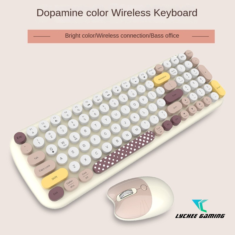 Mofii bàn phím bluetooth không dây bộ chuột cảm giác cơ học máy tính bảng máy tính bảng máy tính xách tay văn phòng