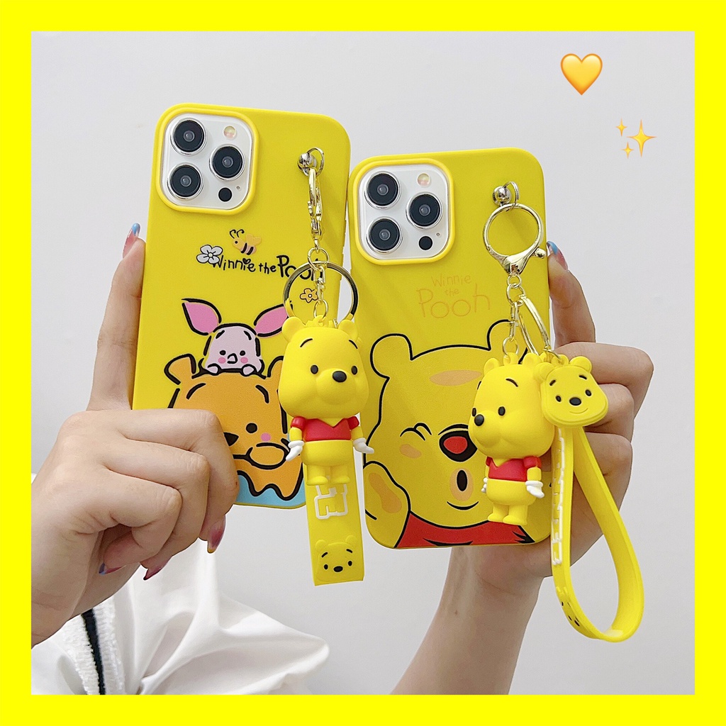 Ốp Điện Thoại Hình winnie the pooh Cho iphone 15 14 plus 13 12 mini 11 pro max x xr xs max se 2022 2020 8 7 6 6s plus