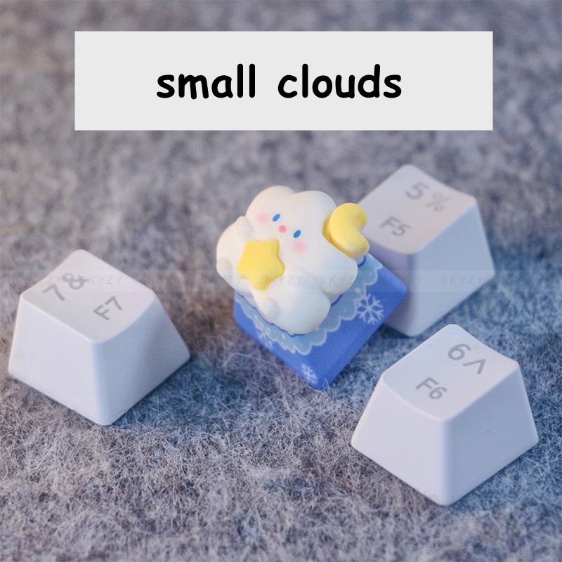 Keycaps Resin Cá Tính Dễ Thương Phim Hoạt Hình Handmade Bàn Phím Cơ Keycap