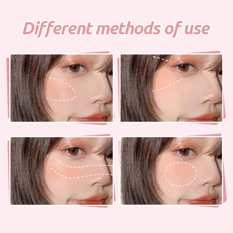 Derf Bảng Phấn Má Hồng 4 Màu Tự Nhiên Làm Sáng Da Chống Thấm Nước