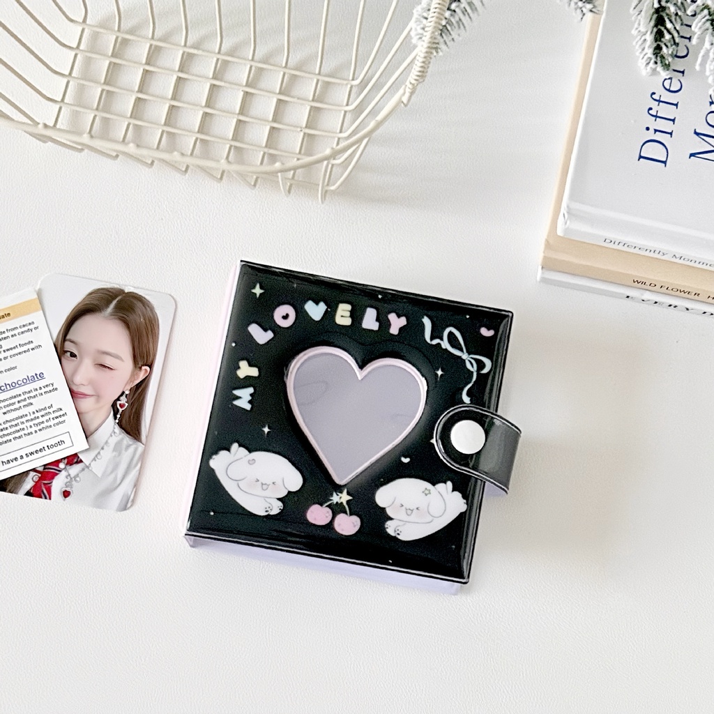 Album Đựng Thẻ idol Ba Lỗ Họa Tiết Chó Mèo Dễ Thương