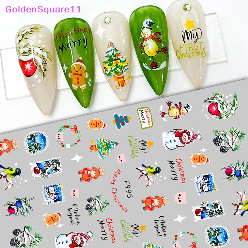 Miếng Dán Móng Tay 3d Chủ Đề Giáng Sinh Dễ Thương Cho Bé vn