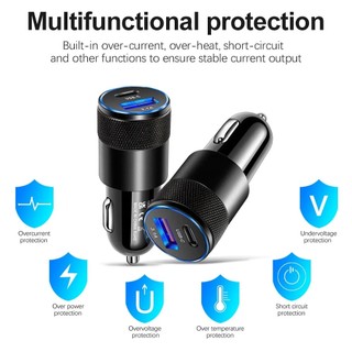 Tẩu Sạc Nhanh 18w usb type c Cho android iphone pd