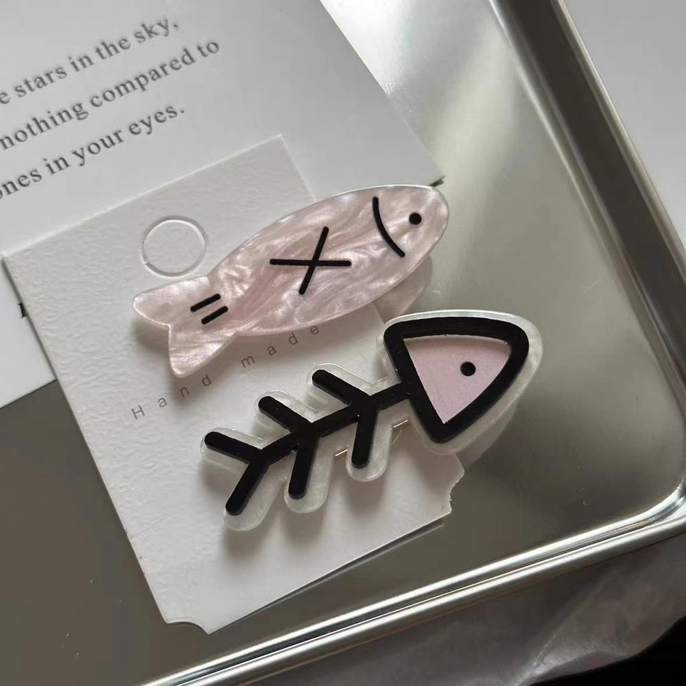 Kẹp Tóc Hình Xương Cá Nhỏ Dễ Thương Phong Cách Nhật Bản Cho Nữ