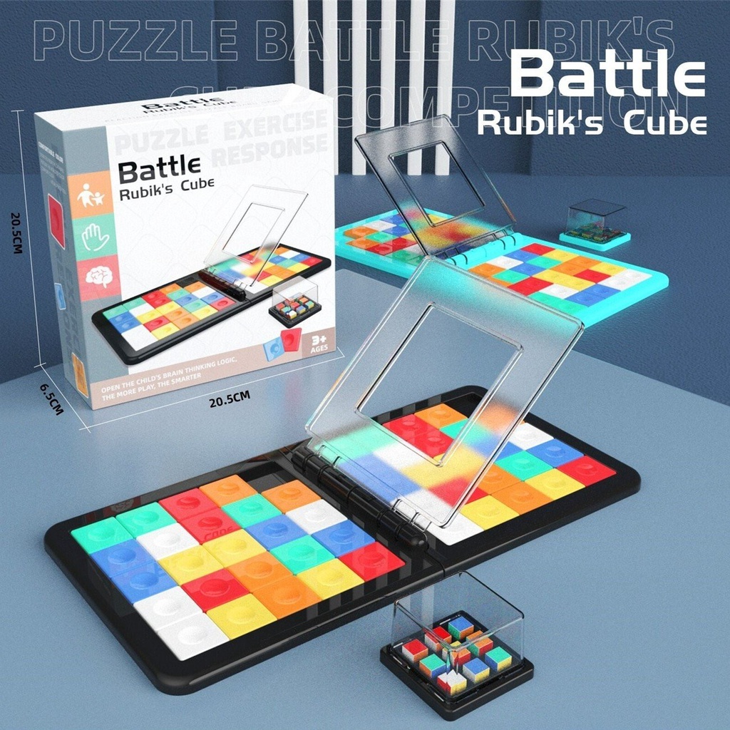 Đồ Chơi Rubik thi đấu đối kháng - Rubik Đại Chiến Board Game Magic Block ME-038 - Battle Rubik's Cube