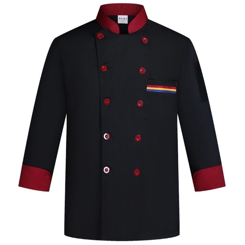 Hàng Có Sẵn Trang Phục Đầu Bếp Dài Tay Thời Trang Thu Đông Cho Nam Và Nữ