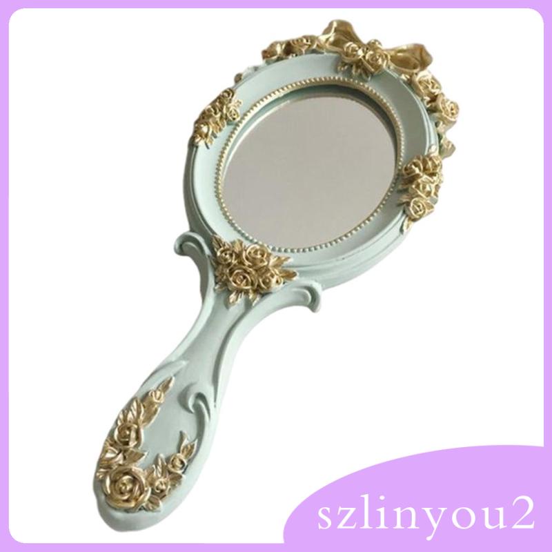 Tông Đơ Hớt Tóc Cầm Tay Kèm Gương oval Màu Hồng Dập Nổi Chuyên Nghiệp