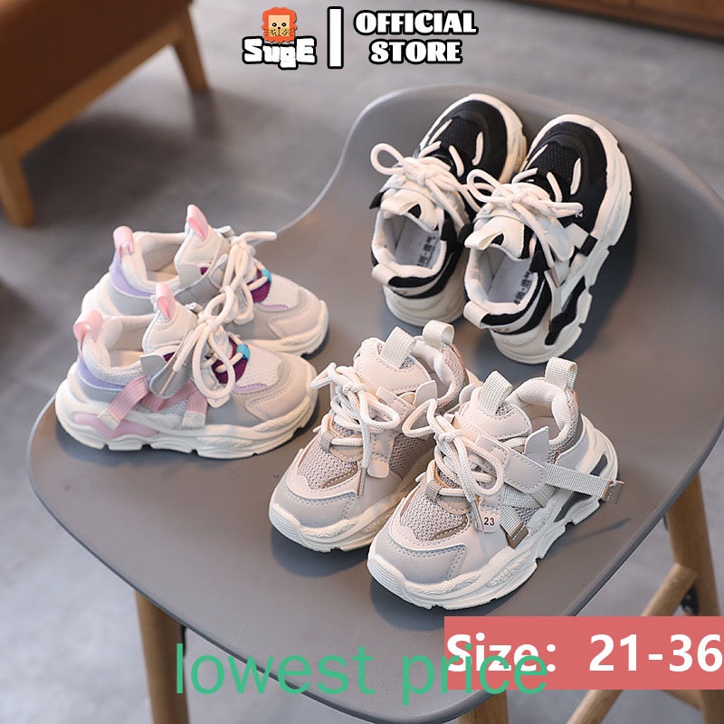 Suge kasut budak lelaki Giày Thể Thao Đế Dày Chống Trượt Thời Trang Cho Bé Trai Và Bé Gái