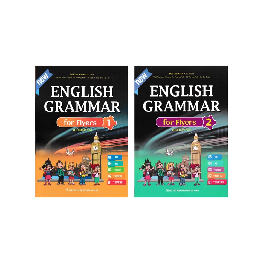 Sách - Combo English Grammar For Flyers 1 + 2   - MT