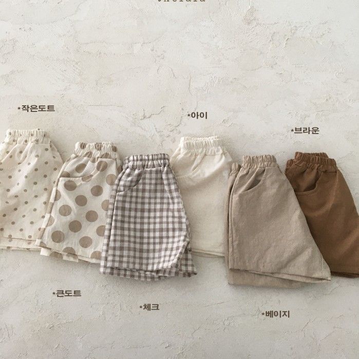 Quần Short Vải Lanh cotton Mỏng Thời Trang Mùa Hè Cho Bé