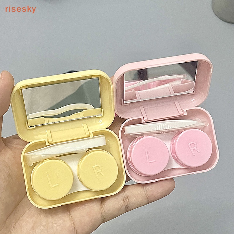 Hộp Đựng Kính Áp Tròng Hình hello kitty Xinh Xắn