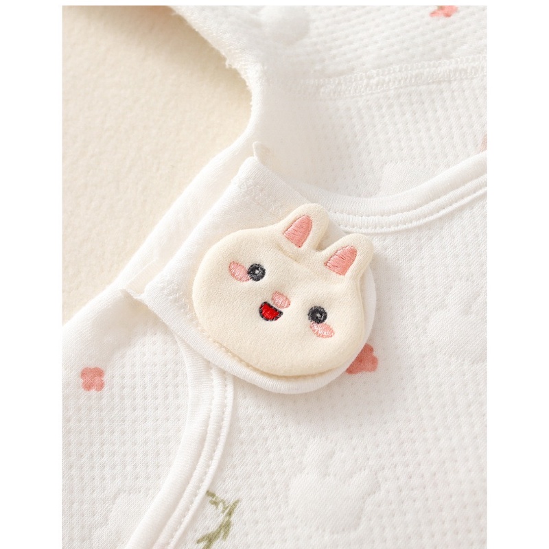 Bộ Áo Tay Dài Dày Dặn + Quần Dài Giữ Ấm Mùa Đông Cho Bé Trai / Gái