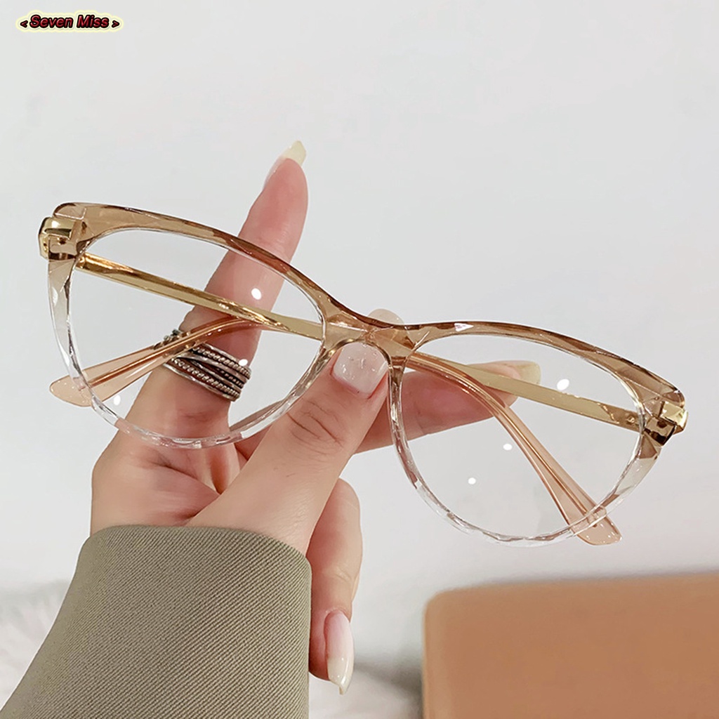 Kính Mát Mắt Mèo Gọng Kim Loại Chống Chói Mắt