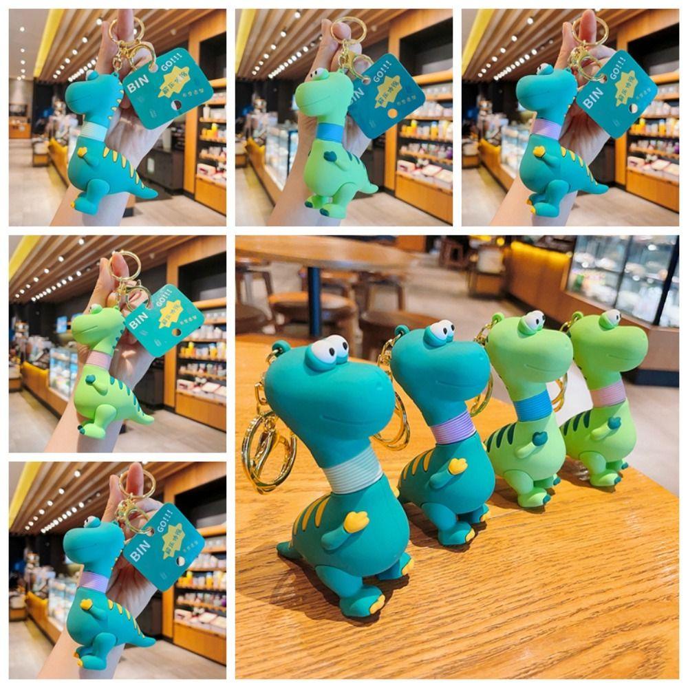 Shanhai Móc Khóa Khủng Long Thủy Thủ Mặt Trăng Bằng Silicon Thu Gọn Được