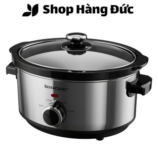 Nồi nấu chậm silvercrest ssc200d1, 3,5 l, nồi nấu xhậm, nồi đa năng, nồi giữ nhiệt, nhập đức, bh 12 tháng, shop hàng đức