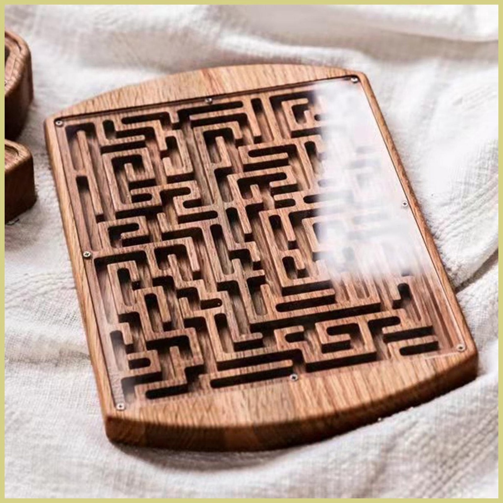 Đồ Chơi Quả Bóng Lăn Cầm Tay Thông Minh 3d Bằng Gỗ Cân Bằng Giáo Dục Cho Bé