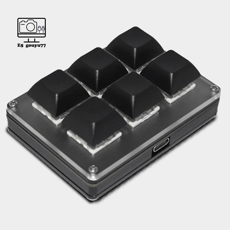 1 Bộ Bàn Phím Không Dây 6 Phím gouyu77 Bằng abs Chất Lượng Cao