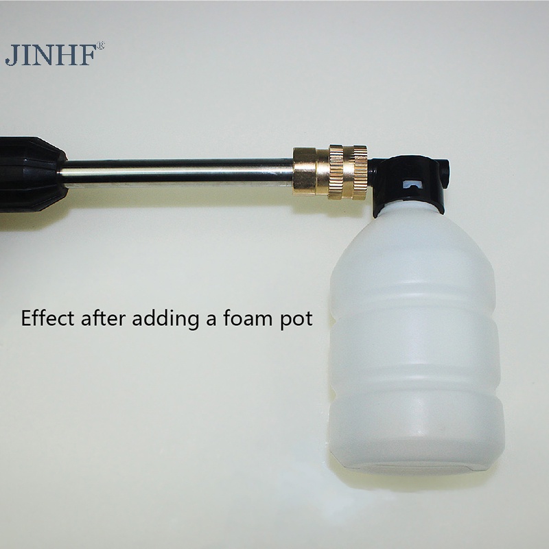 Jinhf Bình Xịt Bọt Tuyết Rửa Xe Hơi 1 / 4 inch 300ml Có Thể Điều Chỉnh