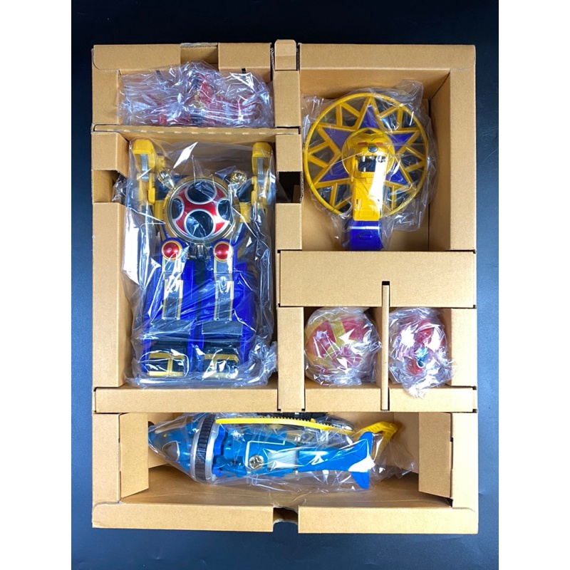 Xả hết DX SENPUUJIN mô hình đồ chơi hàng chính hãng BANDAI Siêu nhân cuồng phong tặng kèm xe