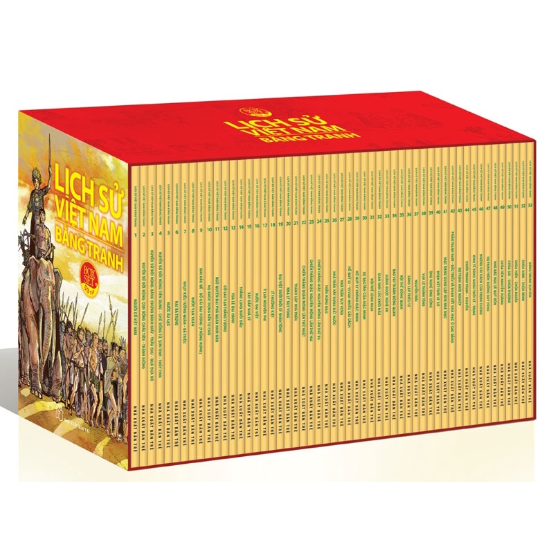 Sách-Lịch Sử Việt Nam Bằng Tranh - Boxset 53 Tập