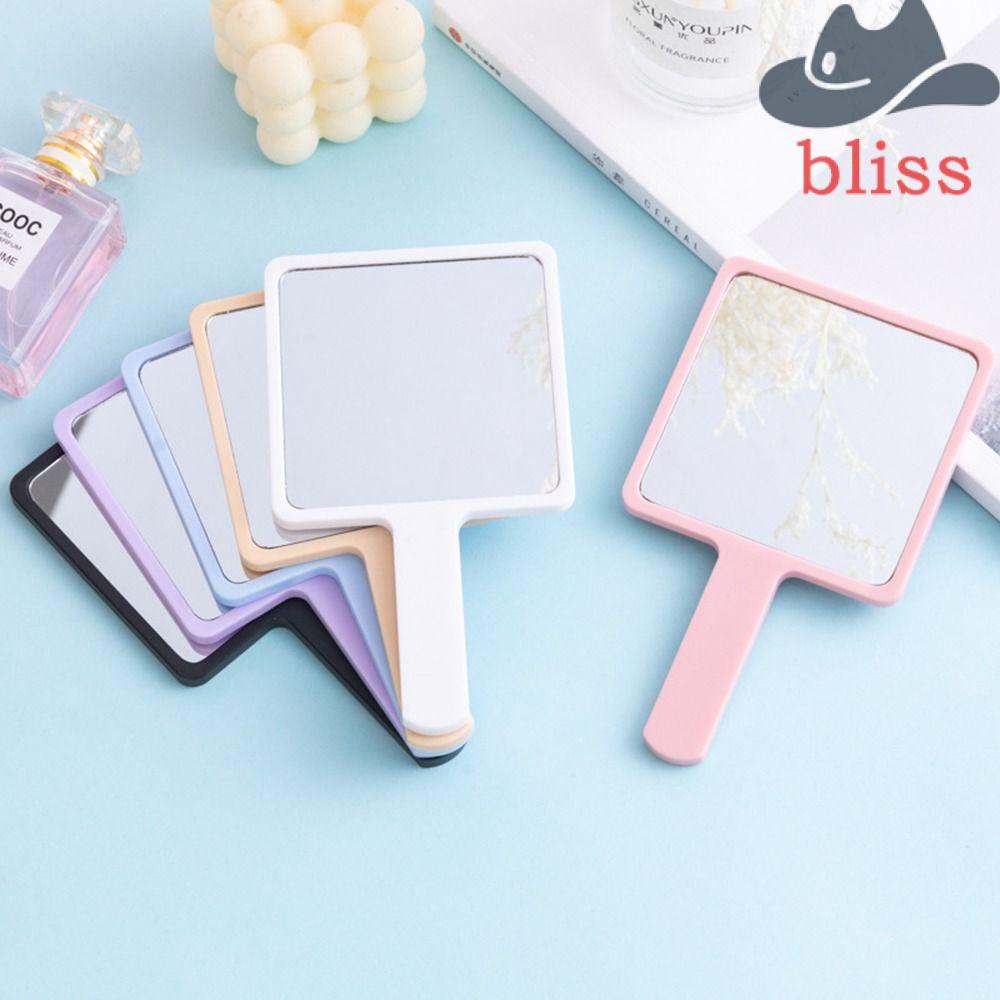 Gương Trang Điểm Cầm Tay Thiết Kế Đơn Giản Chống Trượt Thoải Mái Dễ Thương