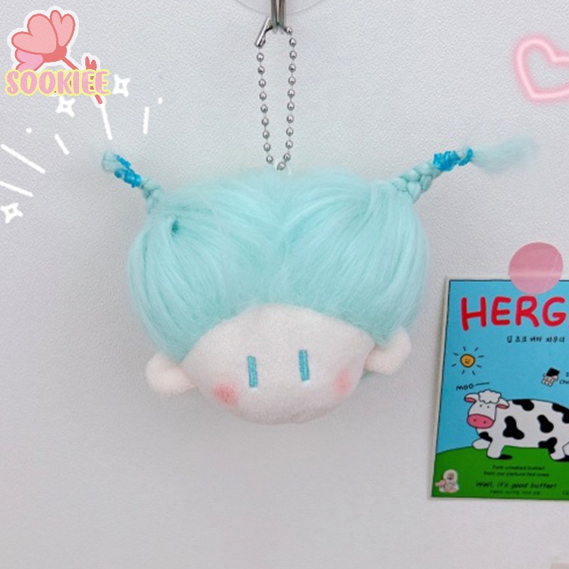 Móc khóa SayMakerLace hình búp bê hoạt hình mini dễ thương diy