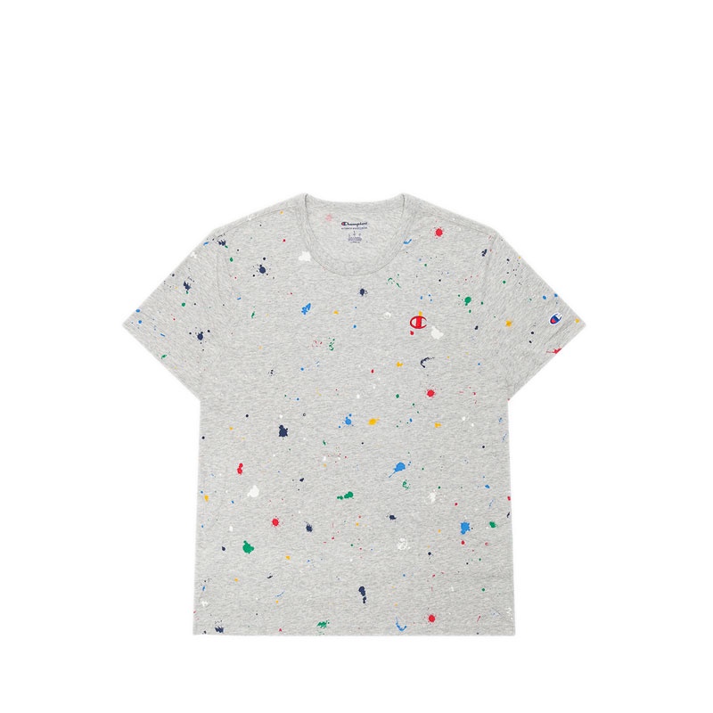 Áo Thun Champion T8754P Men Short Sleeve Paint Splatter Oxford - Grey