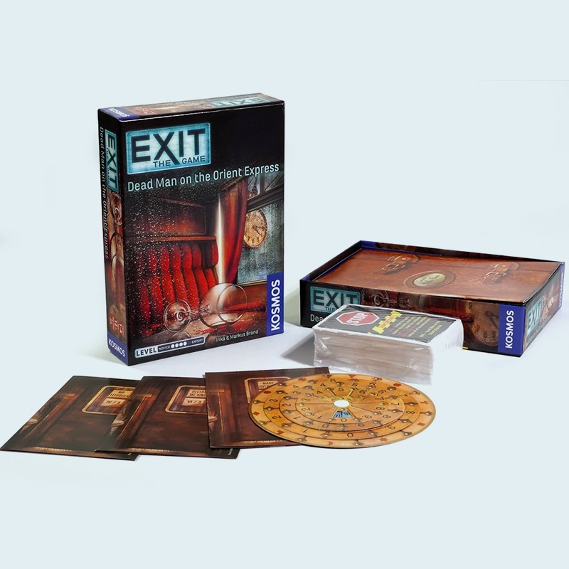 Dead Man on The Orient Express | Exit: The Game - A Kosmos Game | Family-Friendly, Card-Based at-Home Escape Room Experience for 1 to 4 Players, Ages 12+